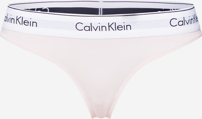 Calvin Klein Underwear String 'Nymphs' i puder / svart / vit, Produktvy