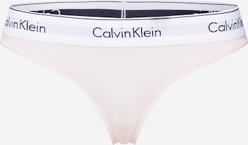 Tanga 'Nymphs' de la Calvin Klein Underwear pe roz: față