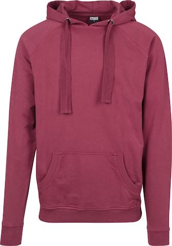 Sweat-shirt Urban Classics en rouge : devant