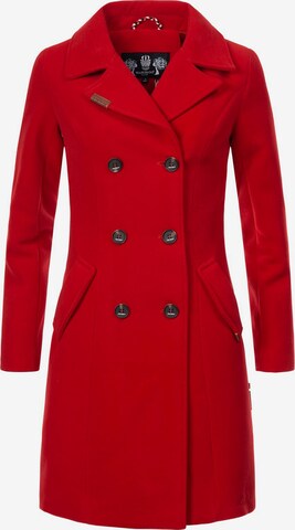 Manteau mi-saison 'Nanakoo' MARIKOO en rouge : devant