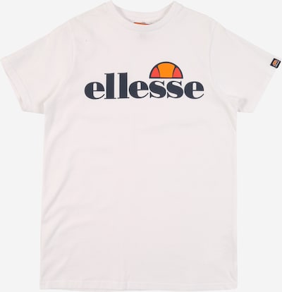 ELLESSE Skjorte 'Jena' i mørkeblå / korall / granateple / hvit, Produktvisning