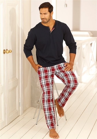HIS JEANS Pyjama in Mischfarben: front
