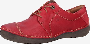 JOSEF SEIBEL Lace-Up Shoes 'Fergey' in Red: front