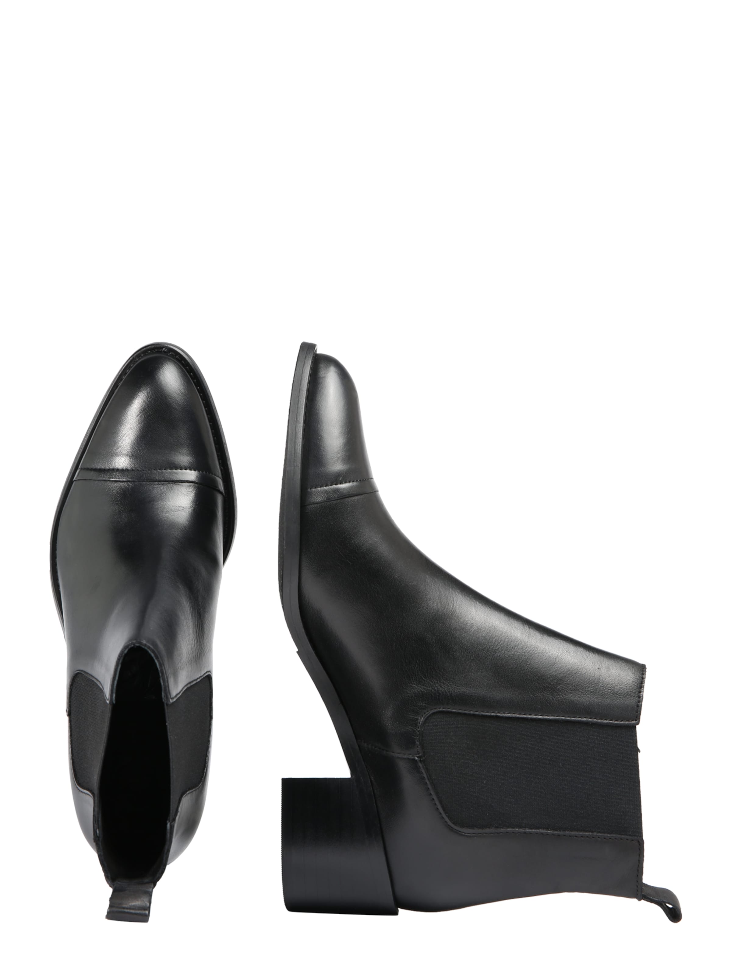 Bianco Ботинки челси 'Carol' в Черный