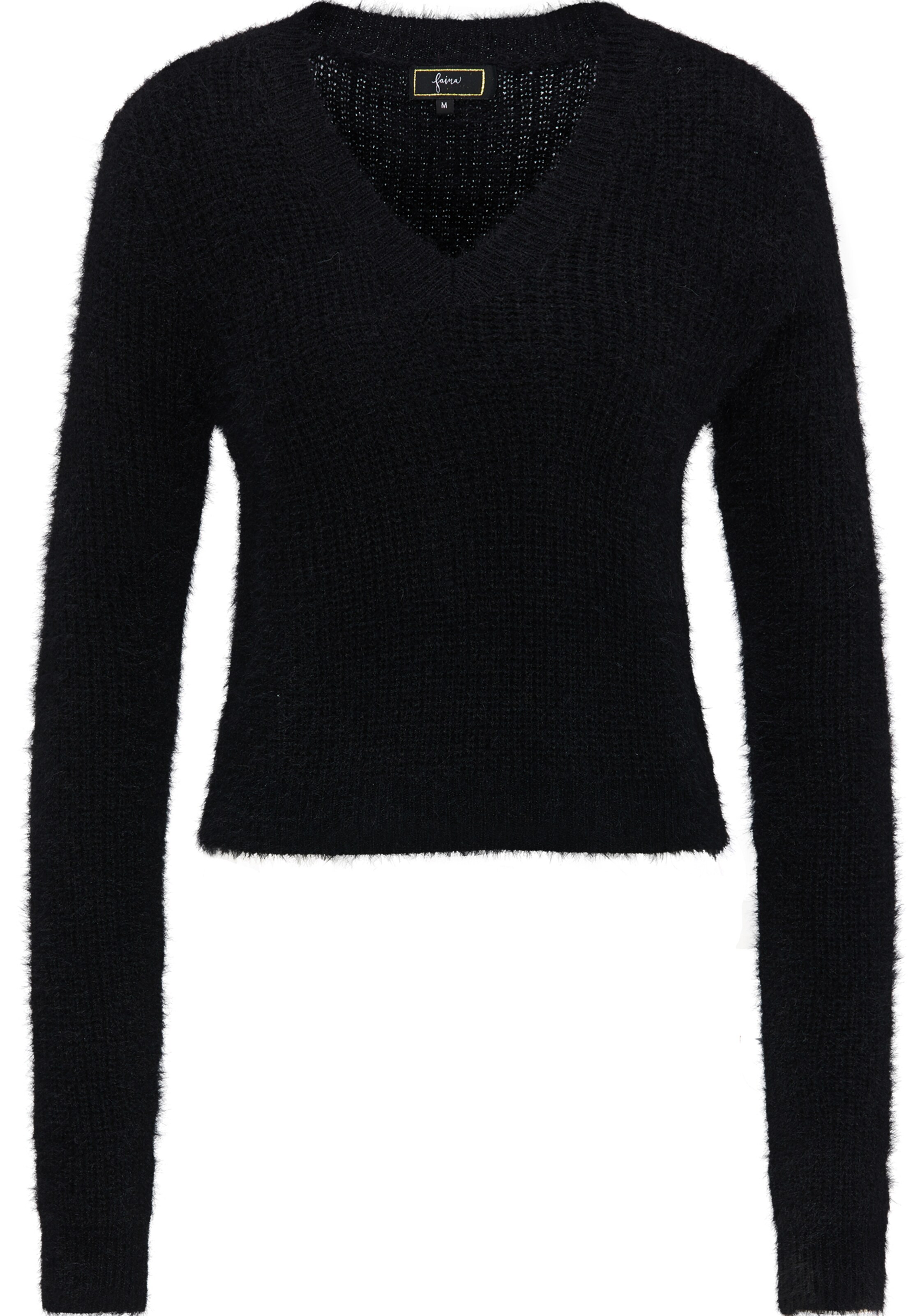 faina - Pullover in schwarz