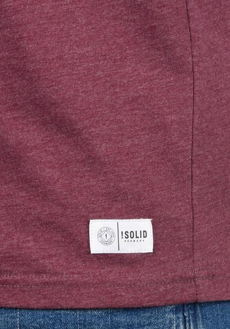 Maglietta 'Malino' di !Solid in rosso
