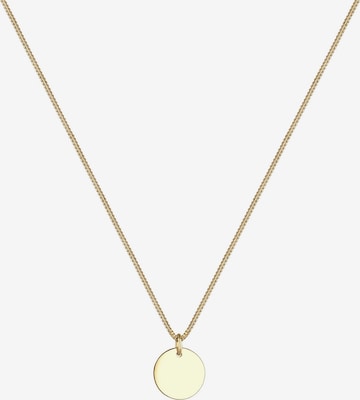 ELLI PREMIUM Ketting 'Geo, Kreis' in Goud