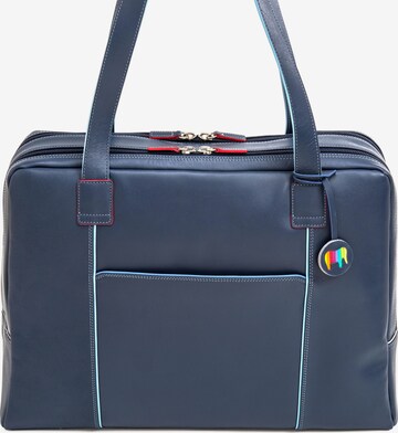 Borsa portadocumenti di mywalit in blu: frontale