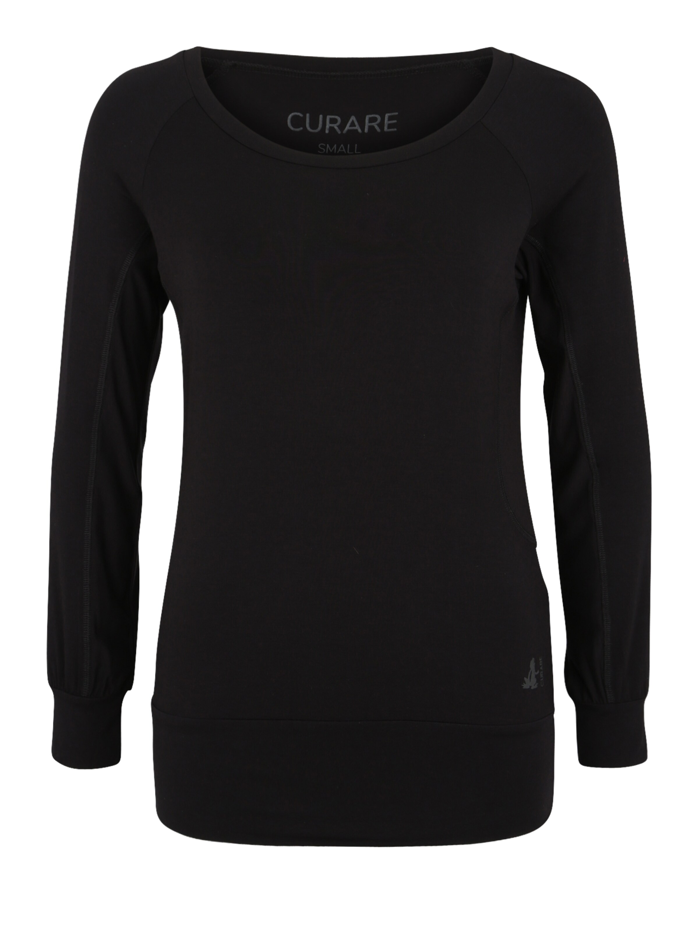 CURARE Yogawear - Functioneel shirt in de kleur Zwart