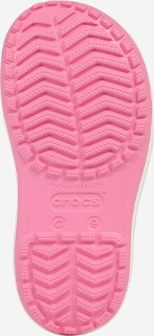 Crocs Regenlaarzen 'Crocband' in Roze: onderkant