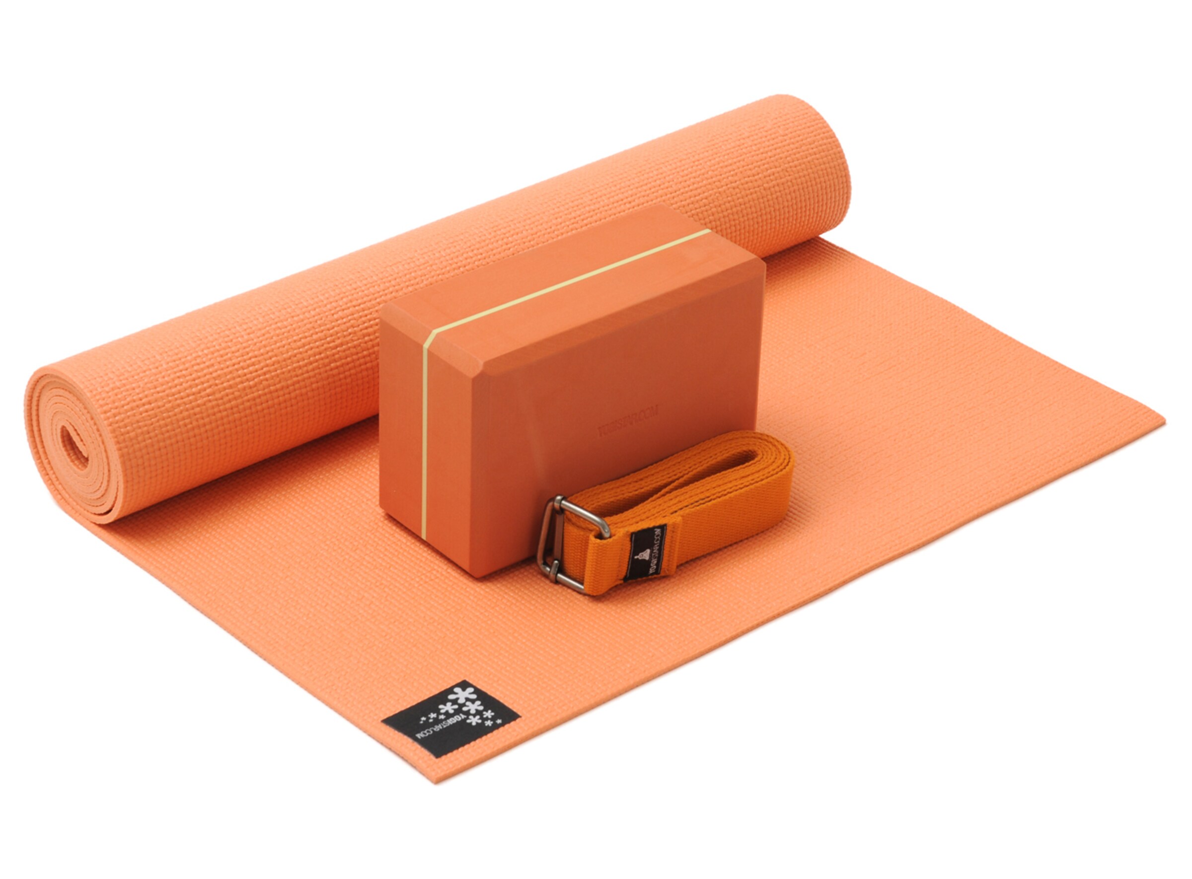 YOGISTAR.COM Yoga-set Kick It - One in Orange: Vorderseite