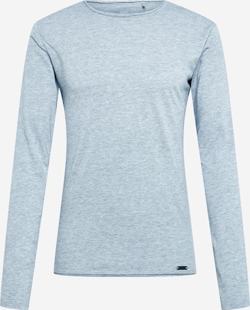 Coupe regular T-Shirt ' CHEESE ' Key Largo en gris : devant