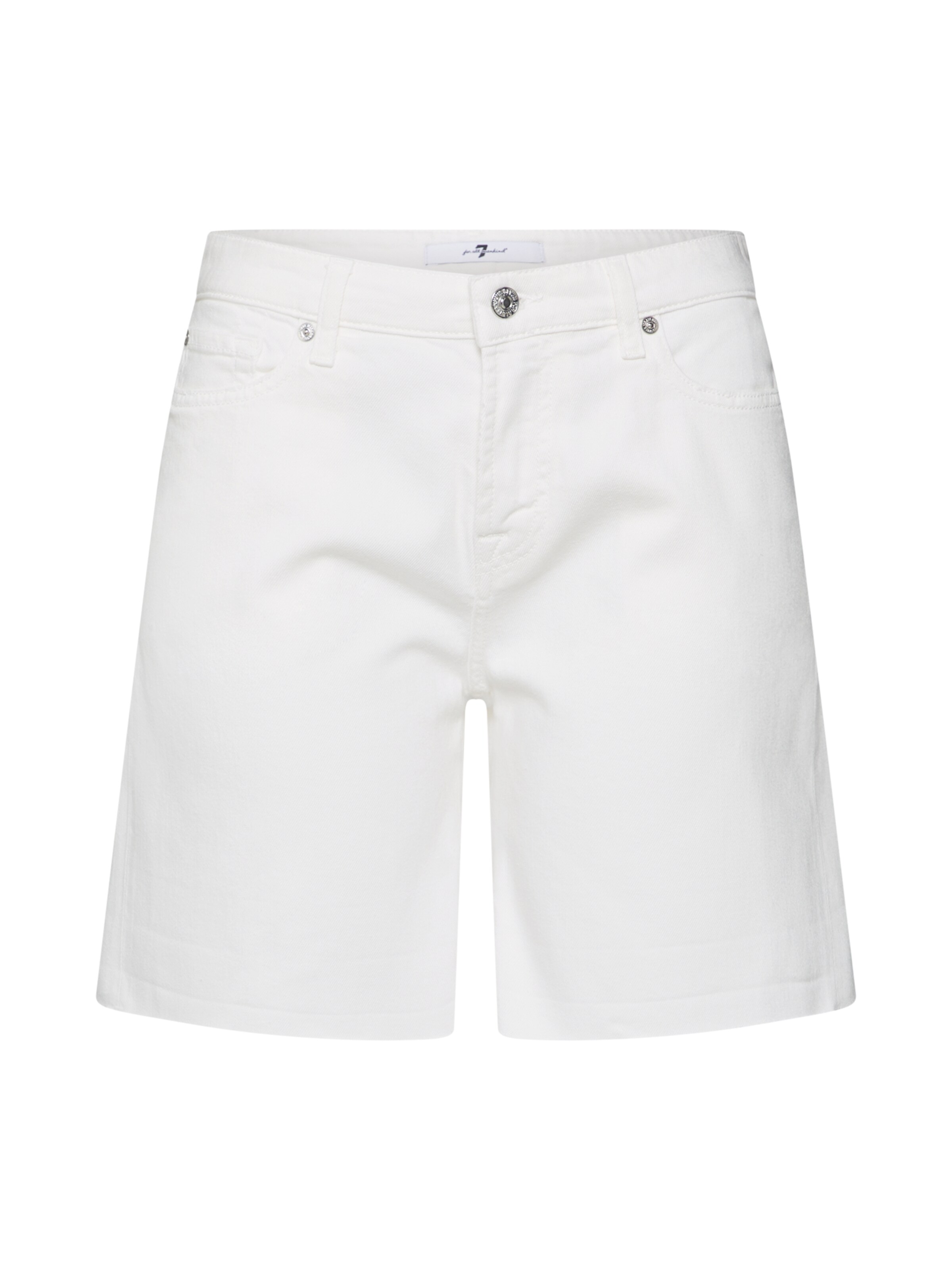 7 for all mankind Regular Jeans in White: front