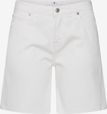 7 for all mankind Regular Shorts in Weiß: predná strana