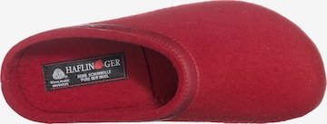 HAFLINGER Slippers 'Torben' in Red