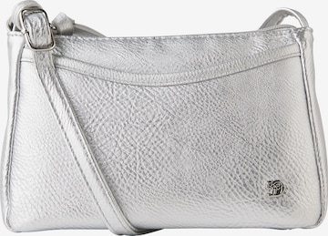 TOM TAILOR DENIM Crossbody Bag 'Cilia' in Silver: front