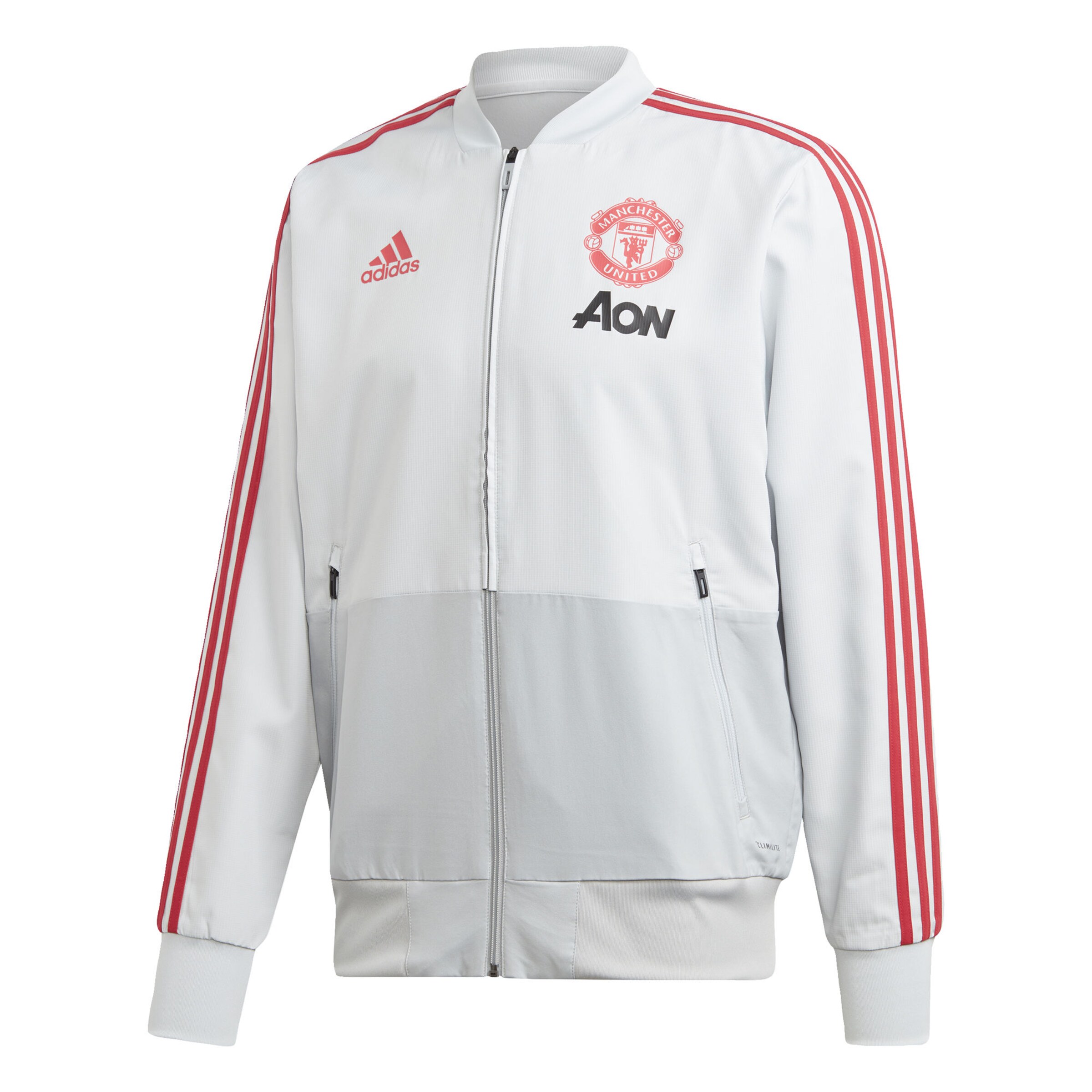 ADIDAS PERFORMANCE - Sportsweatvest 'Manchester United' in de kleur Grijs
