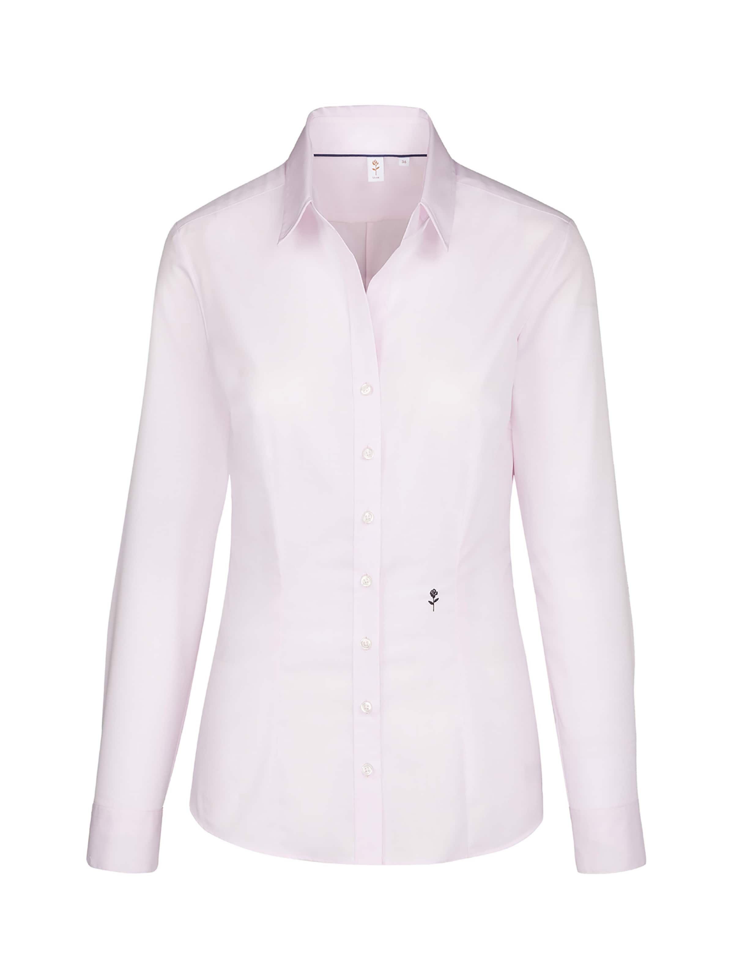 Bluză 'Schwarze Rose' de la SEIDENSTICKER pe roz: față