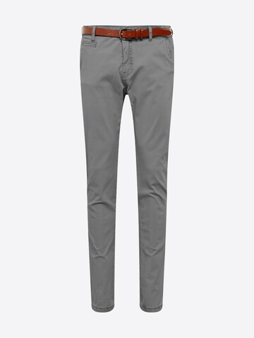 INDICODE JEANS Regular Chino 'Nelson' in Grijs: voorkant