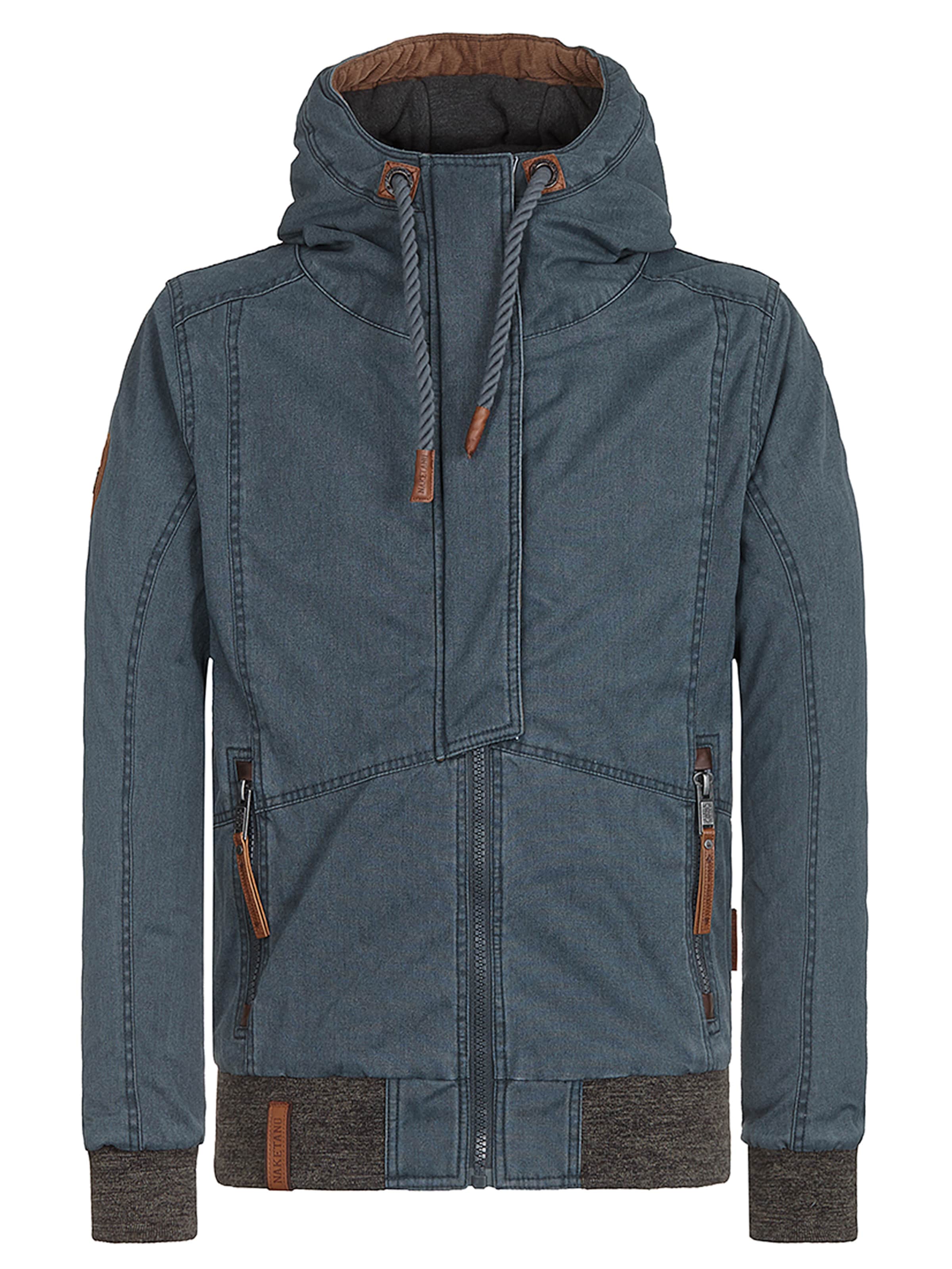 naketano - Tussenjas 'Pablo Powder' in de kleur Duifblauw