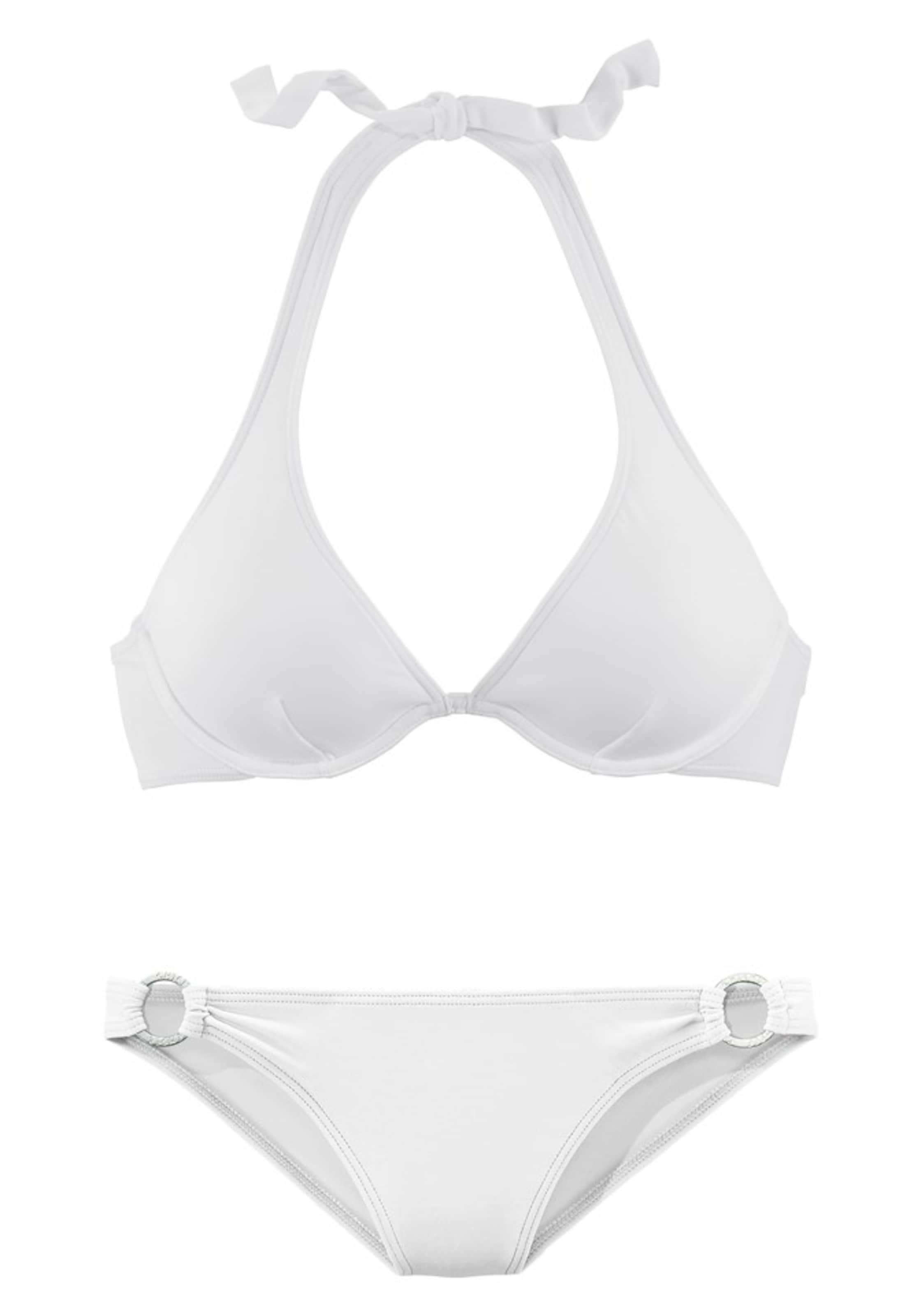 Triunghi Costum de baie două piese de la CHIEMSEE pe alb: față