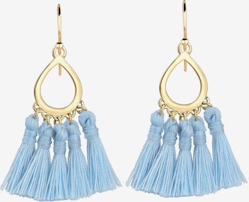 Boucles d'oreilles 'Boho' ELLI en bleu