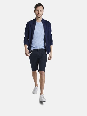 TOM TAILOR Slimfit Shorts in Blau: predná strana