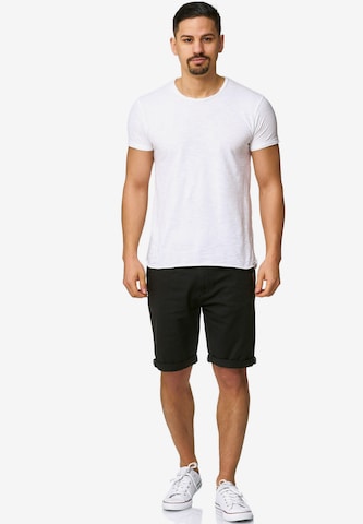 INDICODE JEANS Regular Shorts 'Cuba' in Schwarz