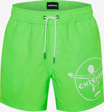 CHIEMSEE Regular Board Shorts in Green: front