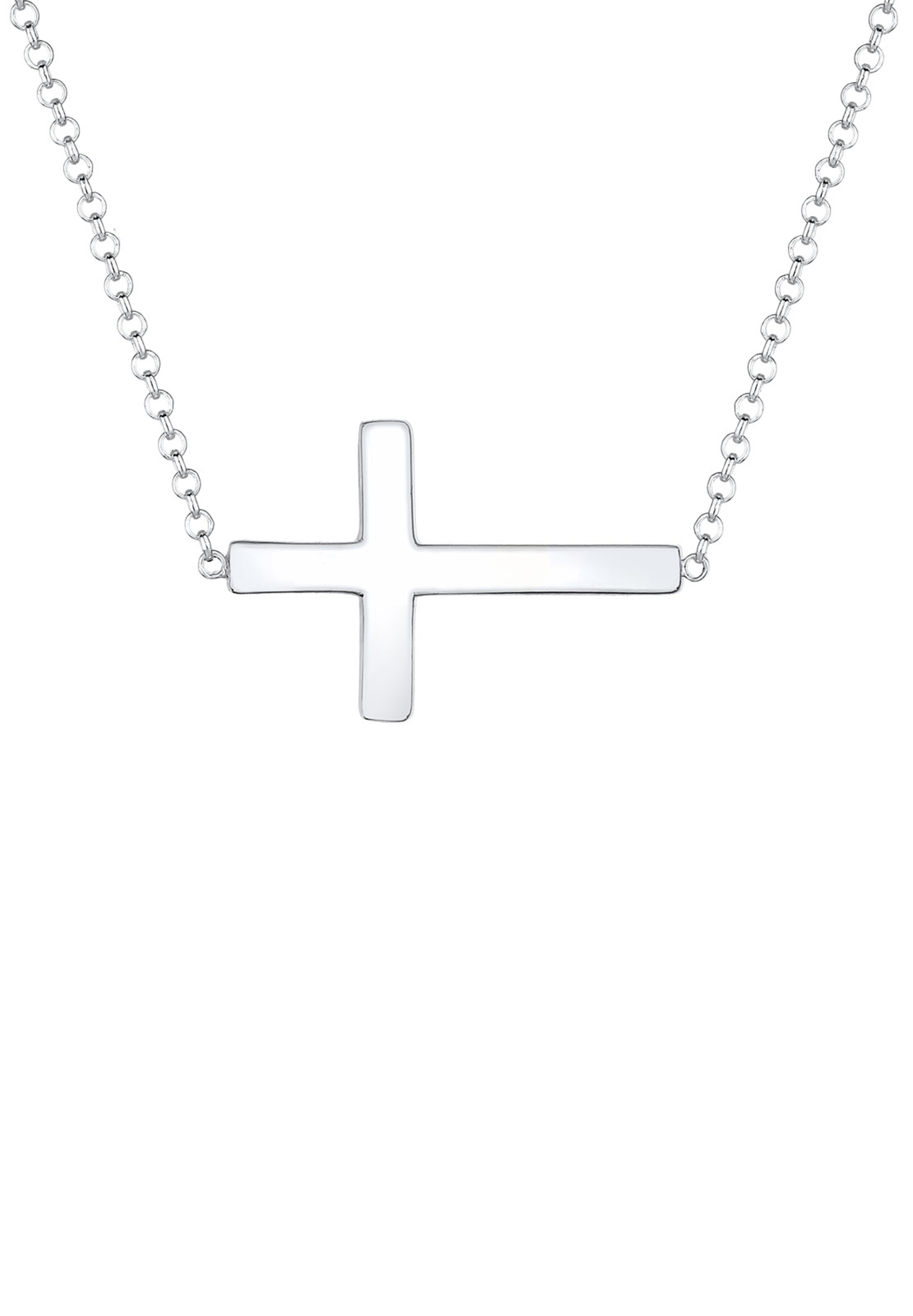 ELLI Kette 'Kreuz' in Silber