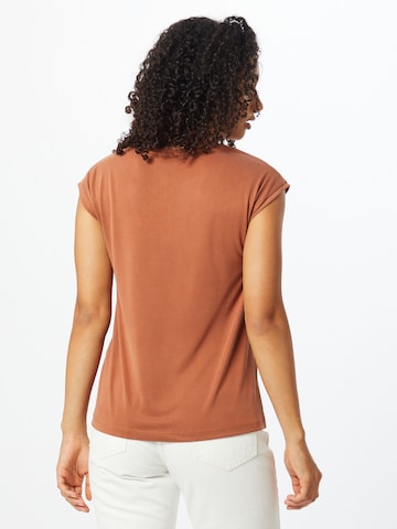 T-shirt 'Kamala' PIECES en marron