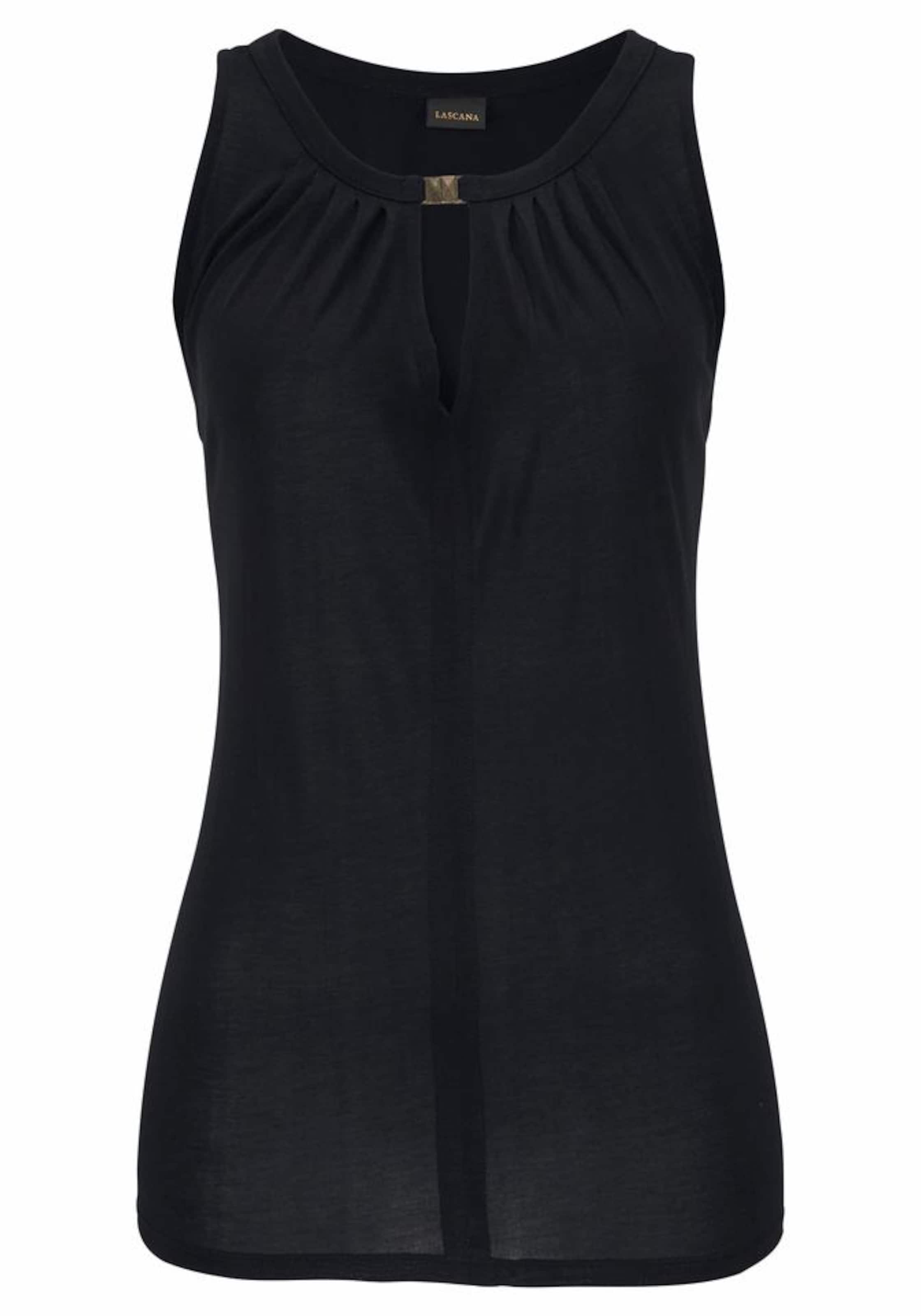 LASCANA Top in Black: front