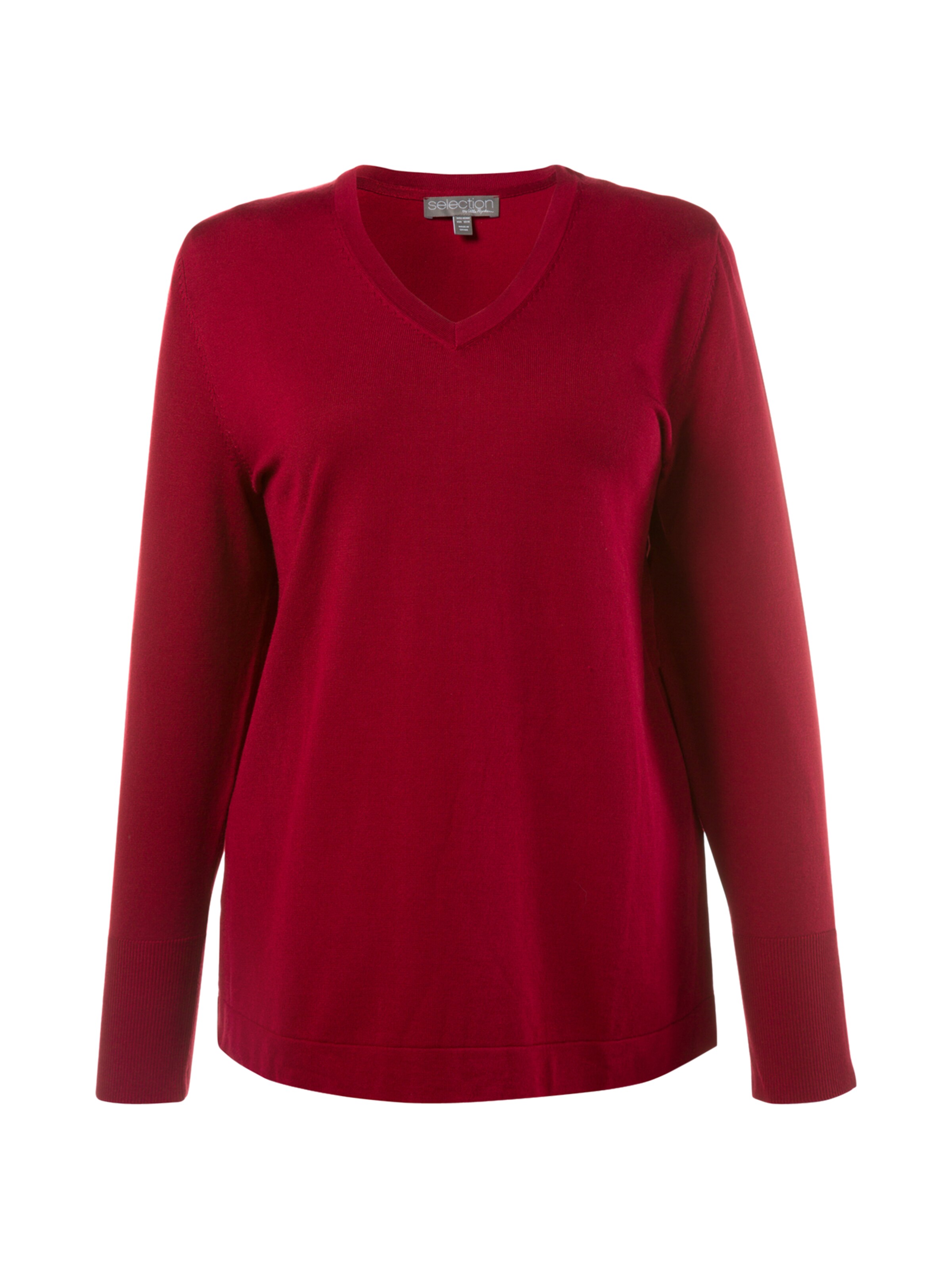 Ulla Popken - Trui in de kleur Vuurrood