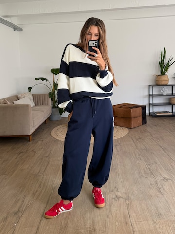 Comfy Striped Sweater Look