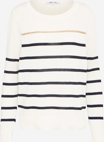 Pullover 'Meike' di ABOUT YOU in bianco: frontale