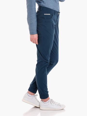 Schöffel Regular Outdoor trousers 'Emerald Lake' in Blue