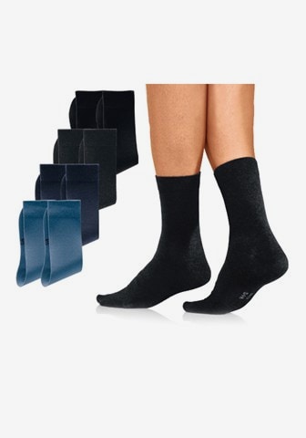 H.I.S Къси чорапи в синьо: отпред