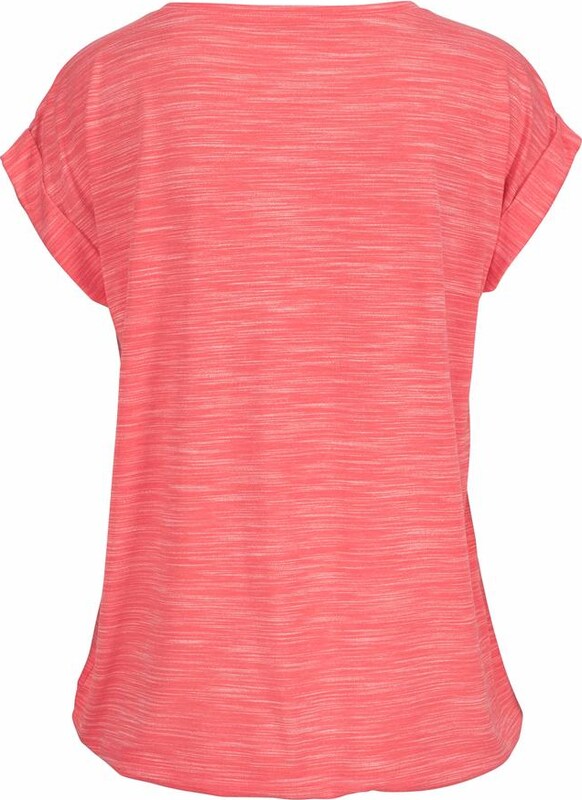 BEACH TIME Shirt in Graumeliert Pinkmeliert XN6970