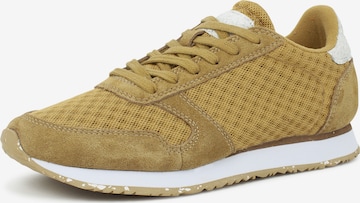 WODEN Sneakers laag 'Ydun Suede Mesh II' in Geel: voorkant