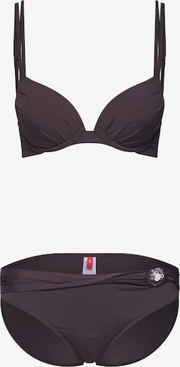 s.Oliver Push-up-Bikini in braun, Produktansicht