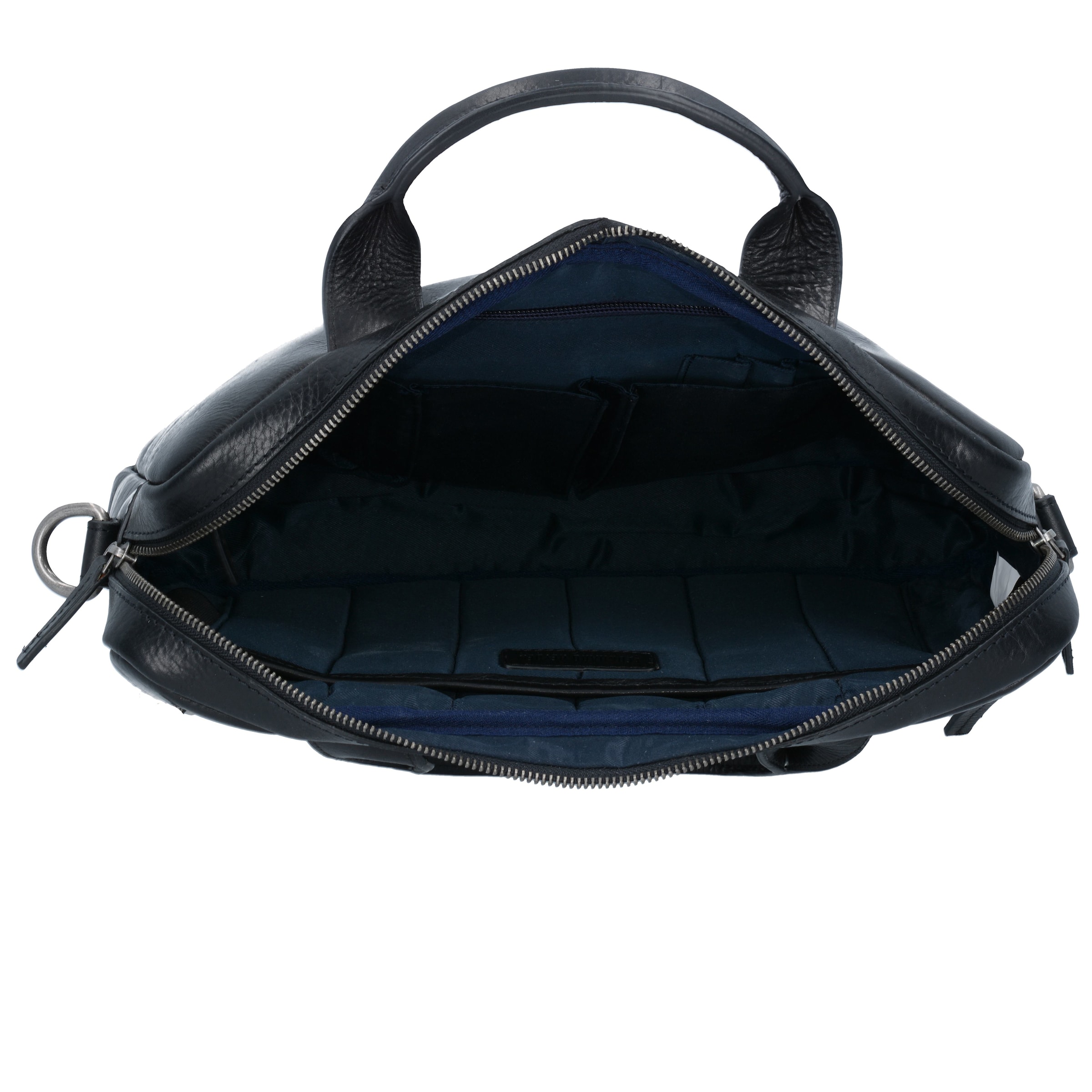 LEONHARD HEYDEN Document Bag 'Roma' in Black