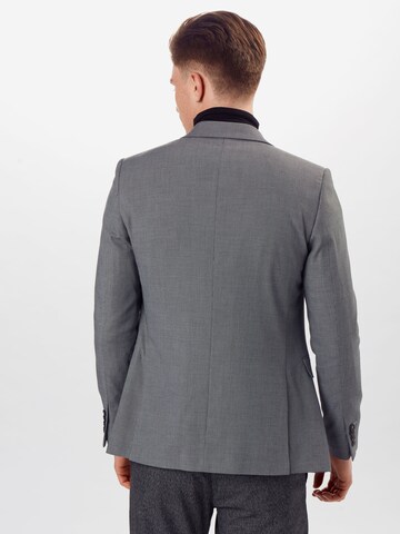 Coupe slim Veste de costume BURTON MENSWEAR LONDON en gris