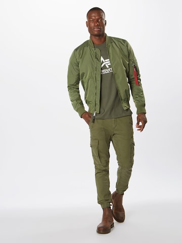 ALPHA INDUSTRIES Shirt in Groen