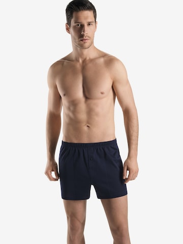 Hanro Boxershorts in Blauw: voorkant