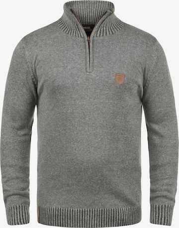 INDICODE JEANS Sweater 'Nathen' in Grey: front