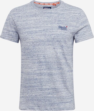 Superdry Regular fit Shirt in Blauw: voorkant