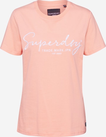 T-shirt 'Alice' Superdry en orange : devant