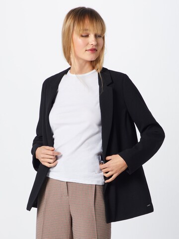 TOM TAILOR DENIM Blazer in Black: front