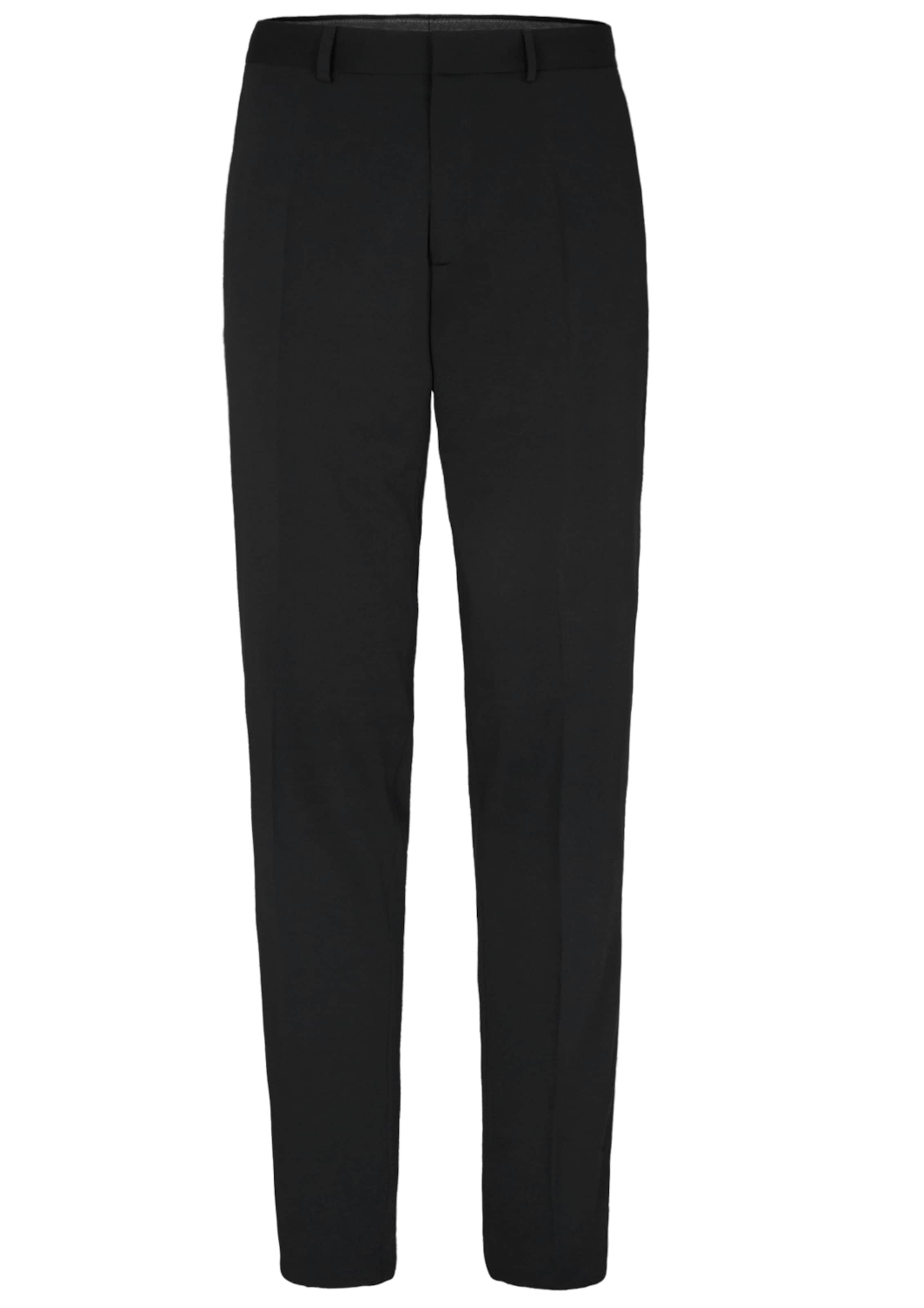 s.Oliver BLACK LABEL Regular Pantalon in Zwart: voorkant