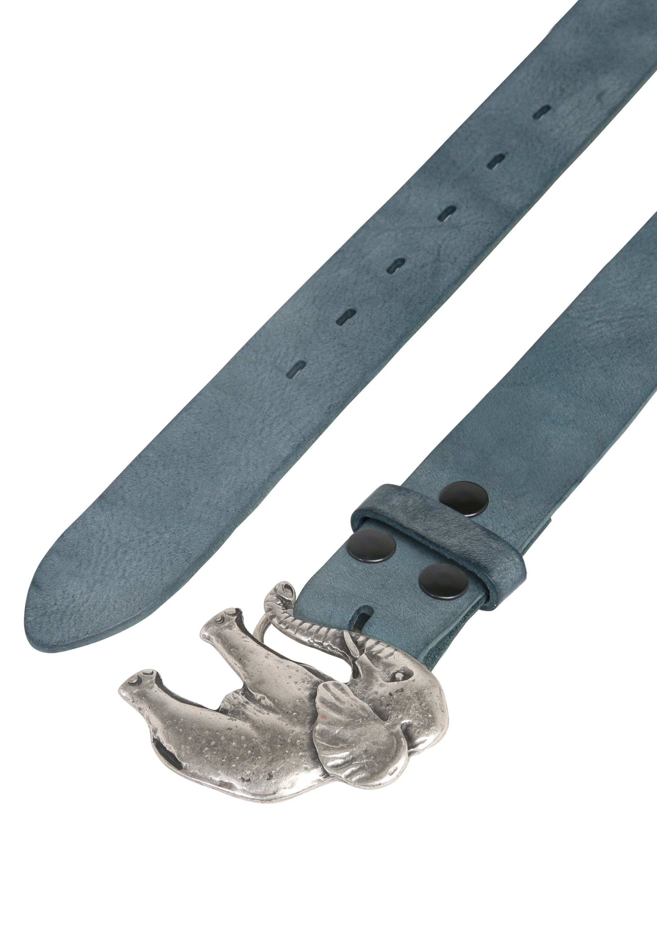 RETTUNGSRING by showroom 019° Belt 'Elefanten' in Blue